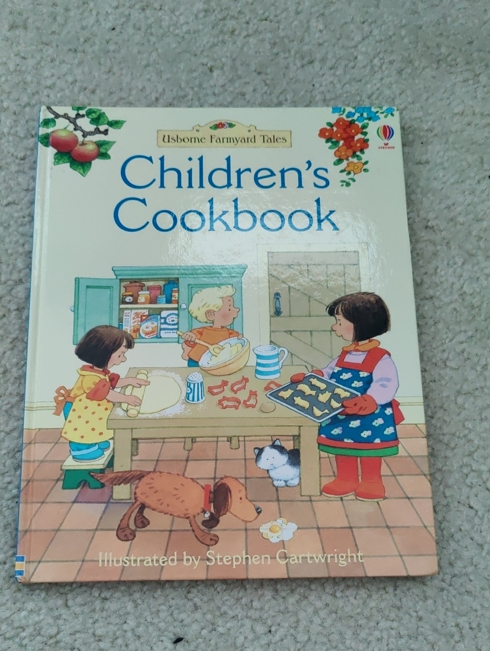 Vintage Usborne Children's Cookbook - Illustrated Kids' Baking Hardcover Book